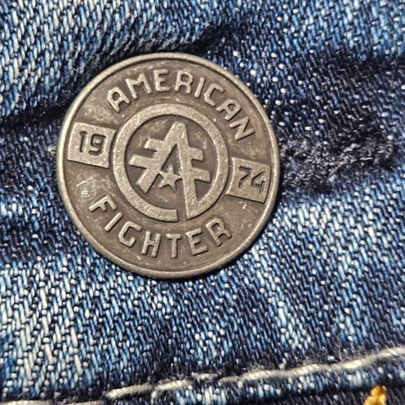 American Fighter Legend Void Bonneville Jean Men 27 Slim Vintage Americana - Picture 10 of 16